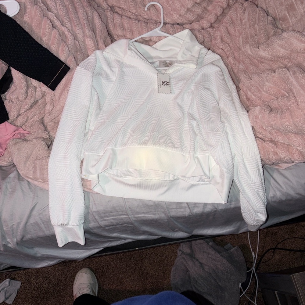 Simply Southern White Textured Blouse